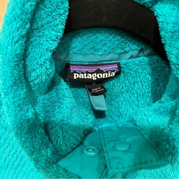 Patagonia Re Tool Snap T Fleece Pullover Teal Turquoise Size Medium - Picture 7 of 13
